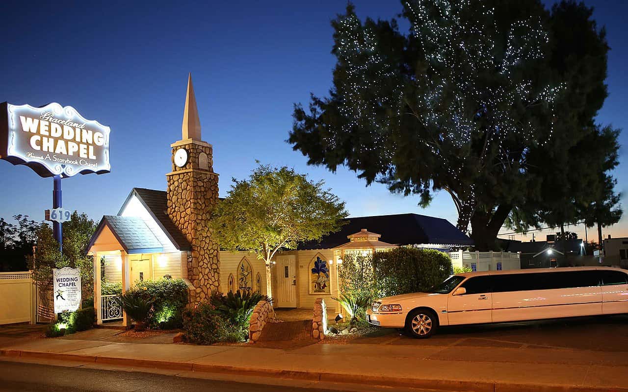 A photo of Graceland Wedding Chapel in Las Vegas