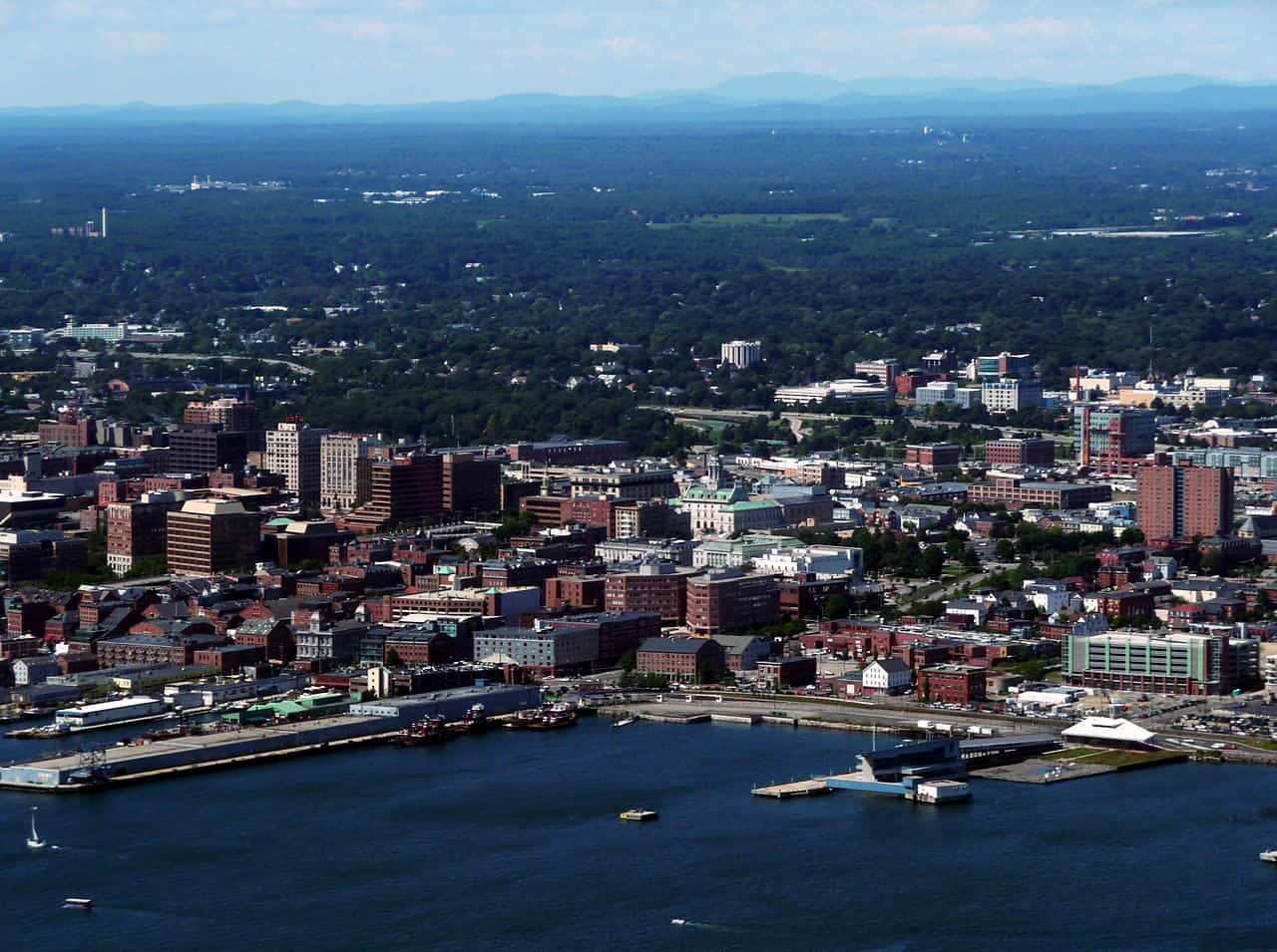 Old Port area of Portland, ME