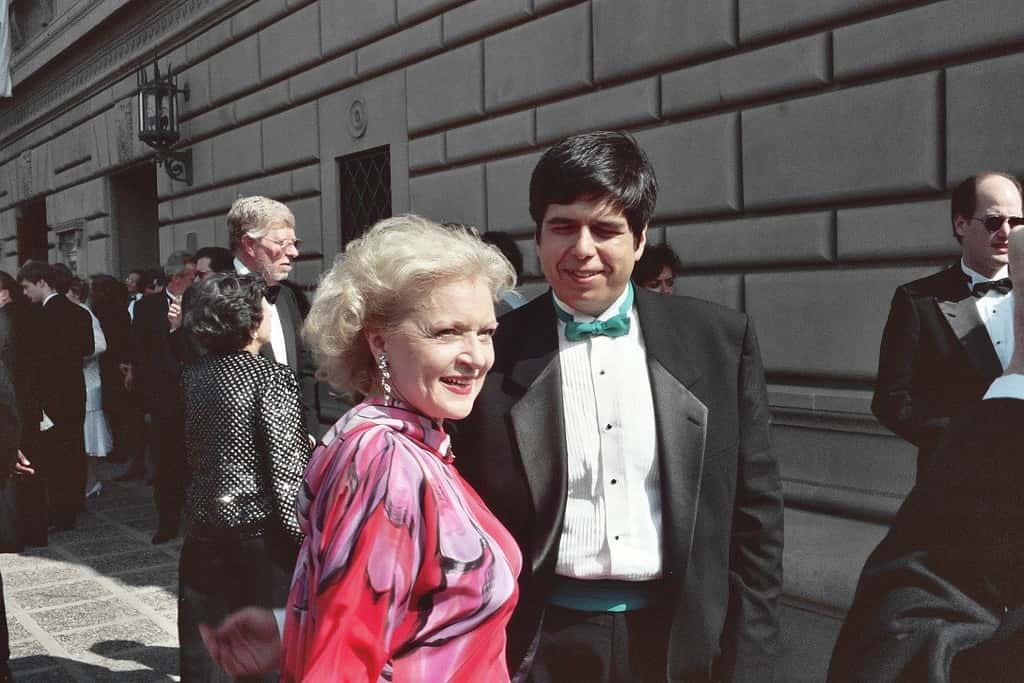 Betty White Arriving at the 1991 Emmy Awards.   
