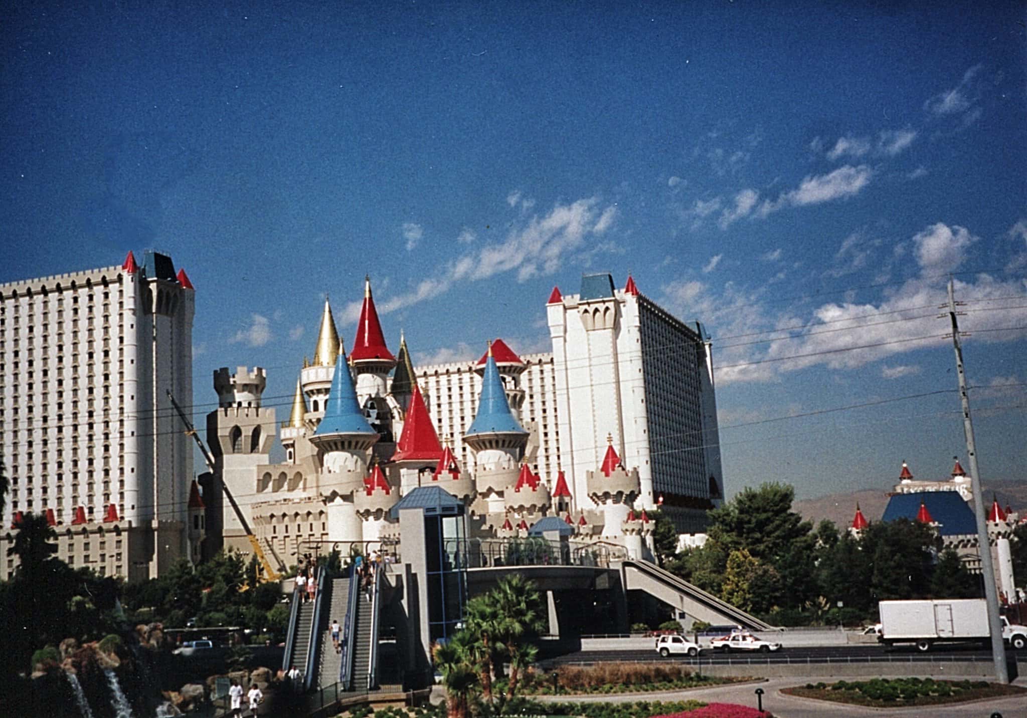 Photo of Las Vegas Nevada, view of Excalibur Hotel and Casino Vintage