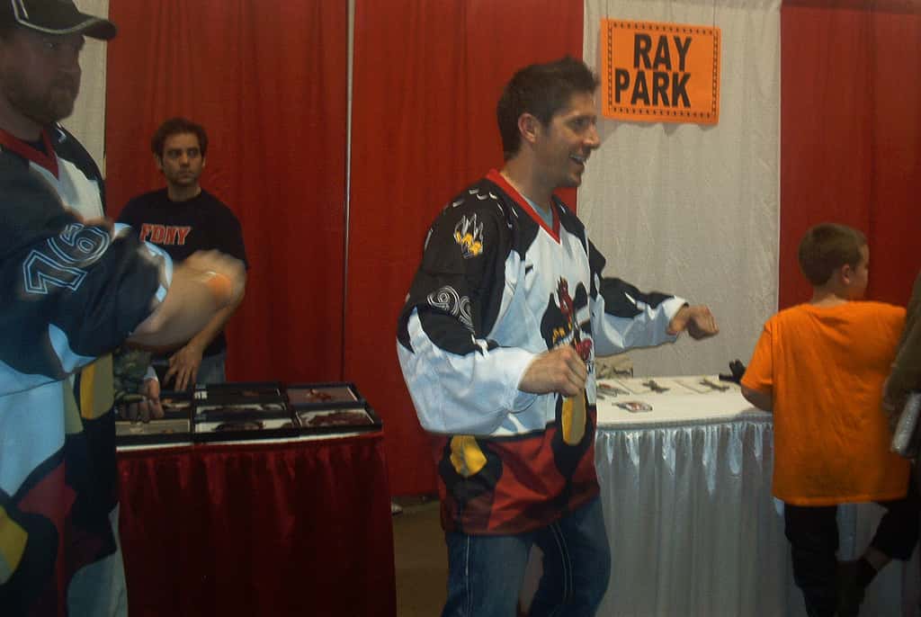 Ray Park with the Darth Maul Hockey Jersey - 2011
