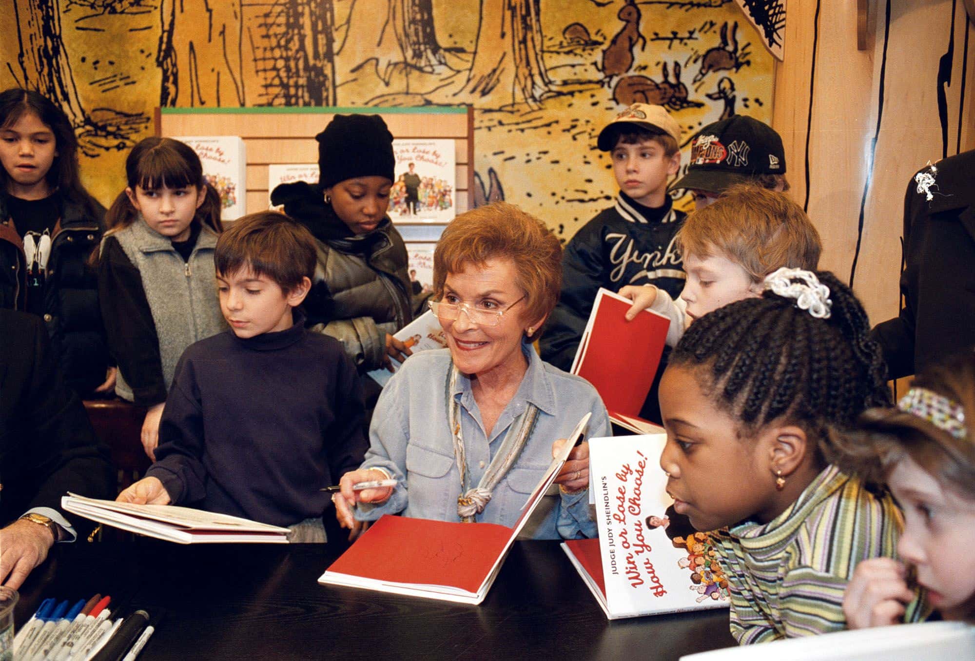 Judge Judy Scheindlin signs copies of her book