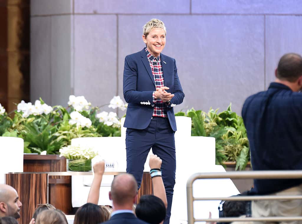 Ellen Degeneres appears at