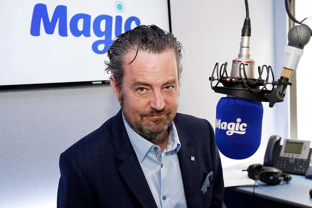 Matthew Perry Visits Bauer Radio.- 2016