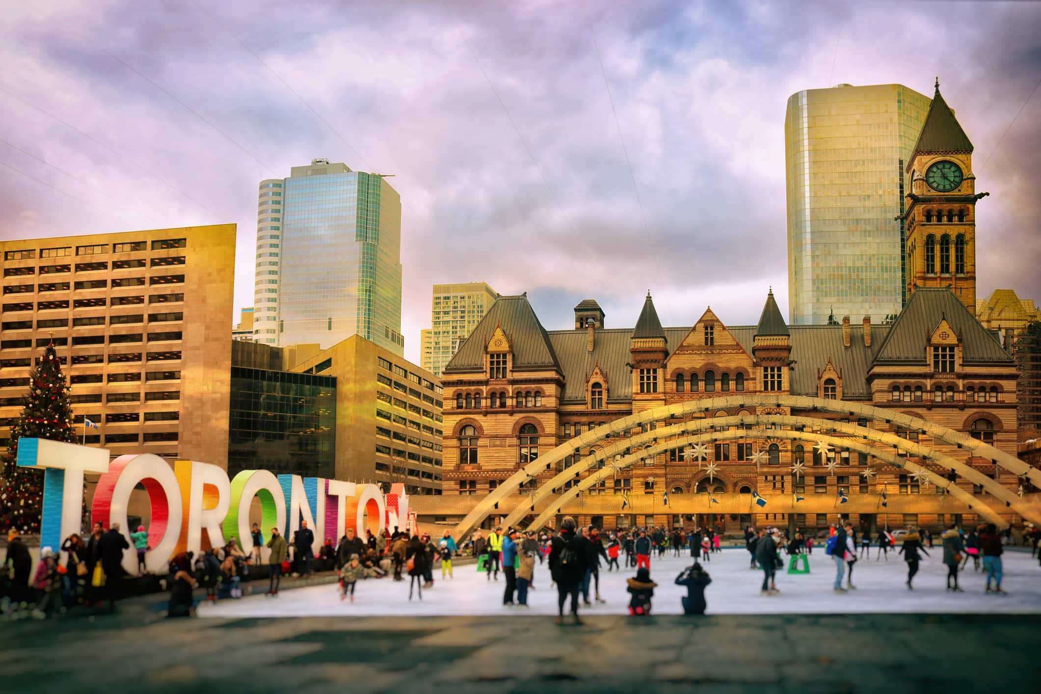 Toronto Winter Fun on Nathan Phillips Square