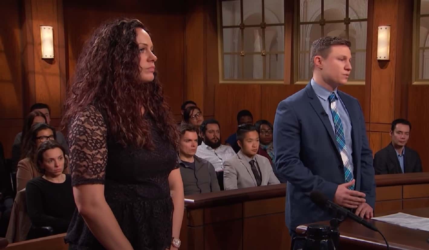 Screenshot from the reality court show Judge Judy (1996-2021)