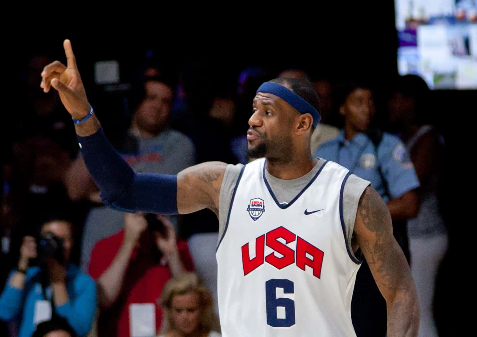 LeBron James 2012 USA team
