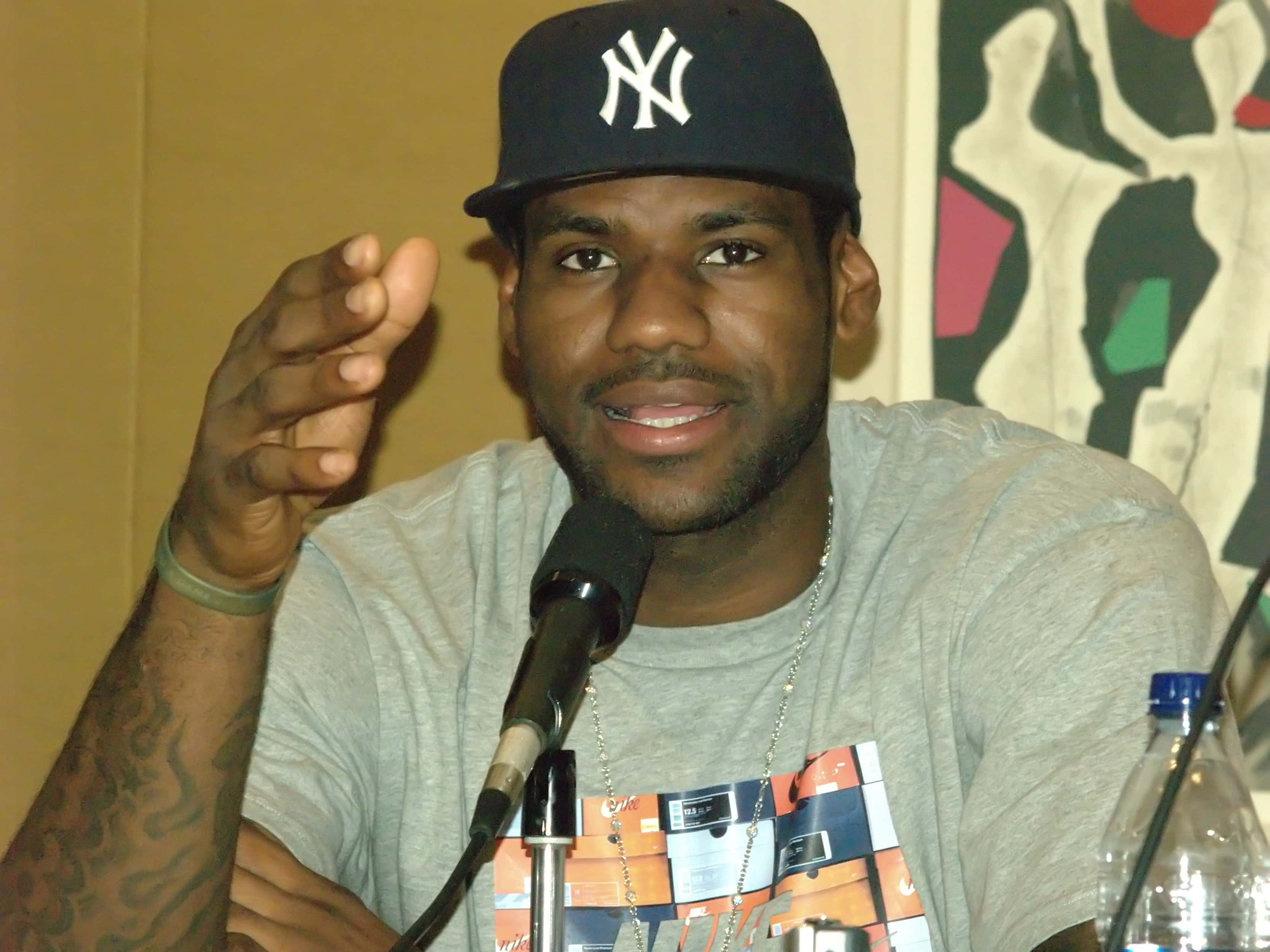  LeBron James in New York City