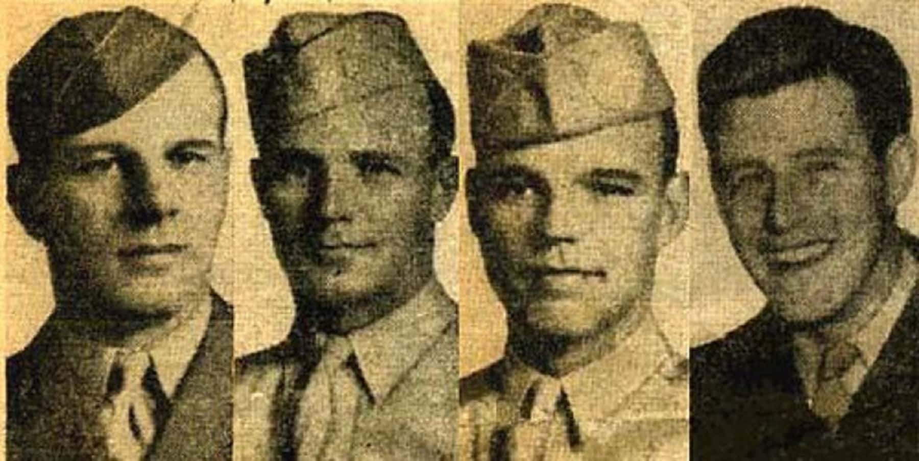 The Niland brothers: Edward, Preston, Robert and Fredrick - 1940s