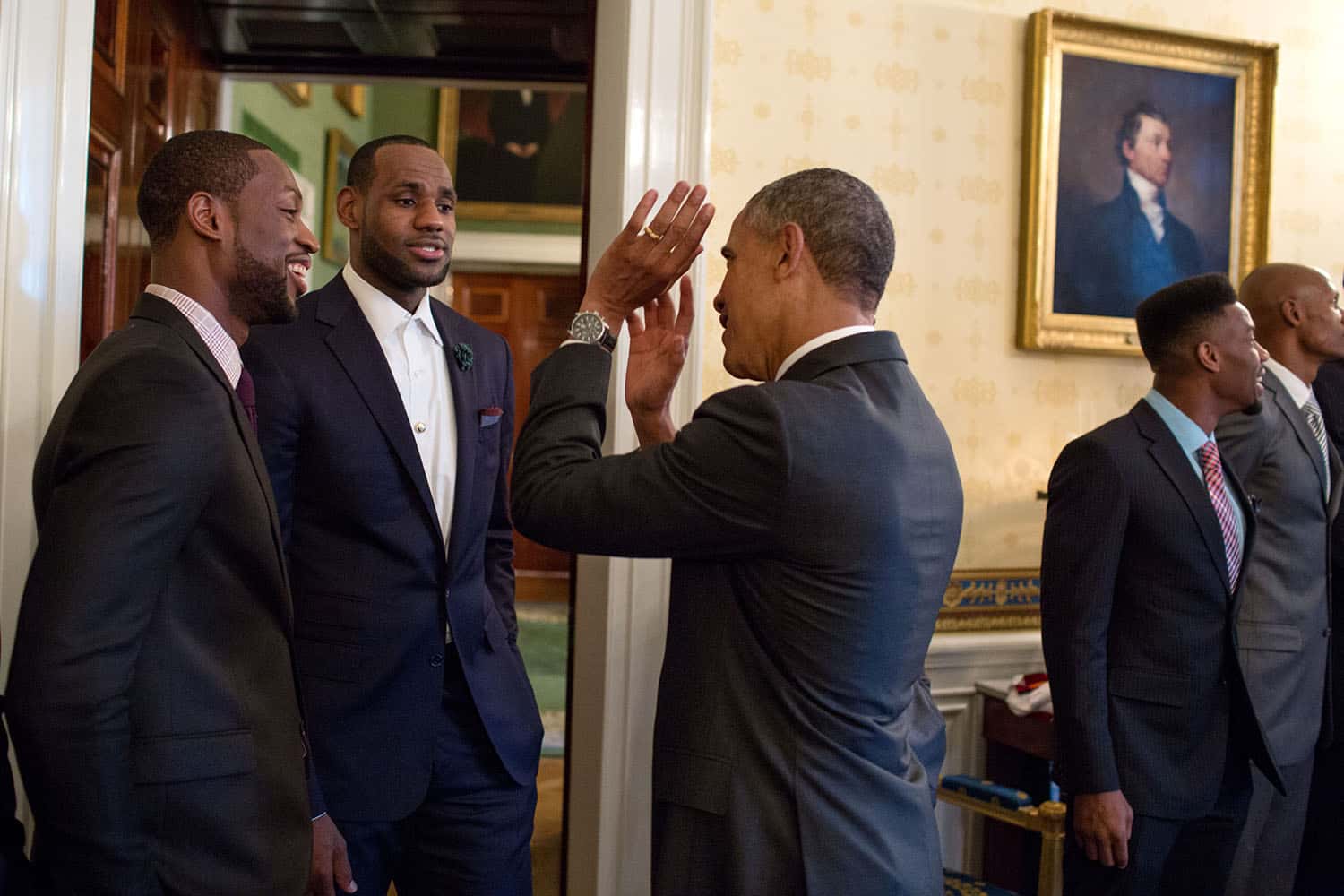 Obama with LeBron