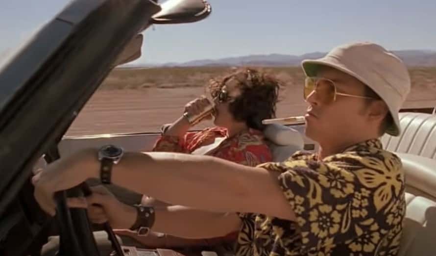 Screenshot from the movie Fear and Loathing in Las Vegas