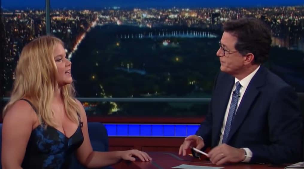 Amy Schumer on The Late Show with Stephen Colbert  