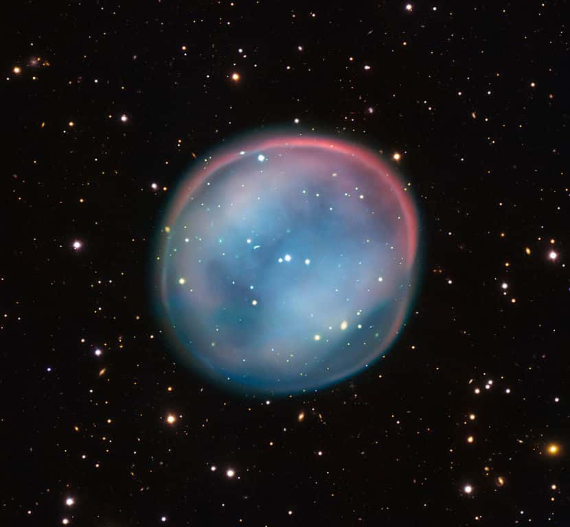 Photo of a planetary nebula, the remnants of a dying star