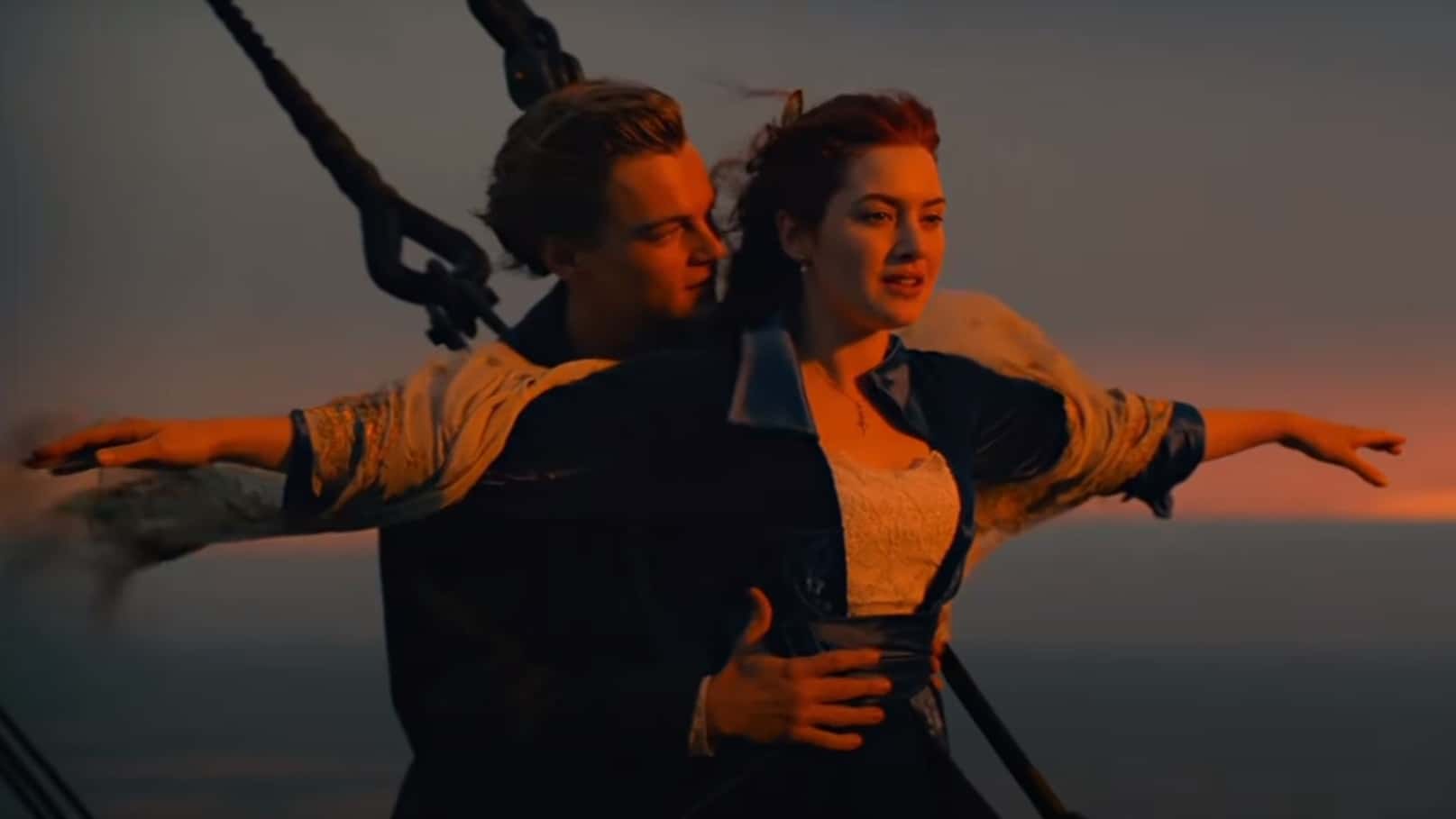 Jack and Rose on Titanic
