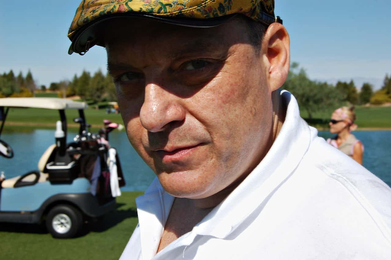  A close-up photo of Tom Sizemore standing outside - 2011