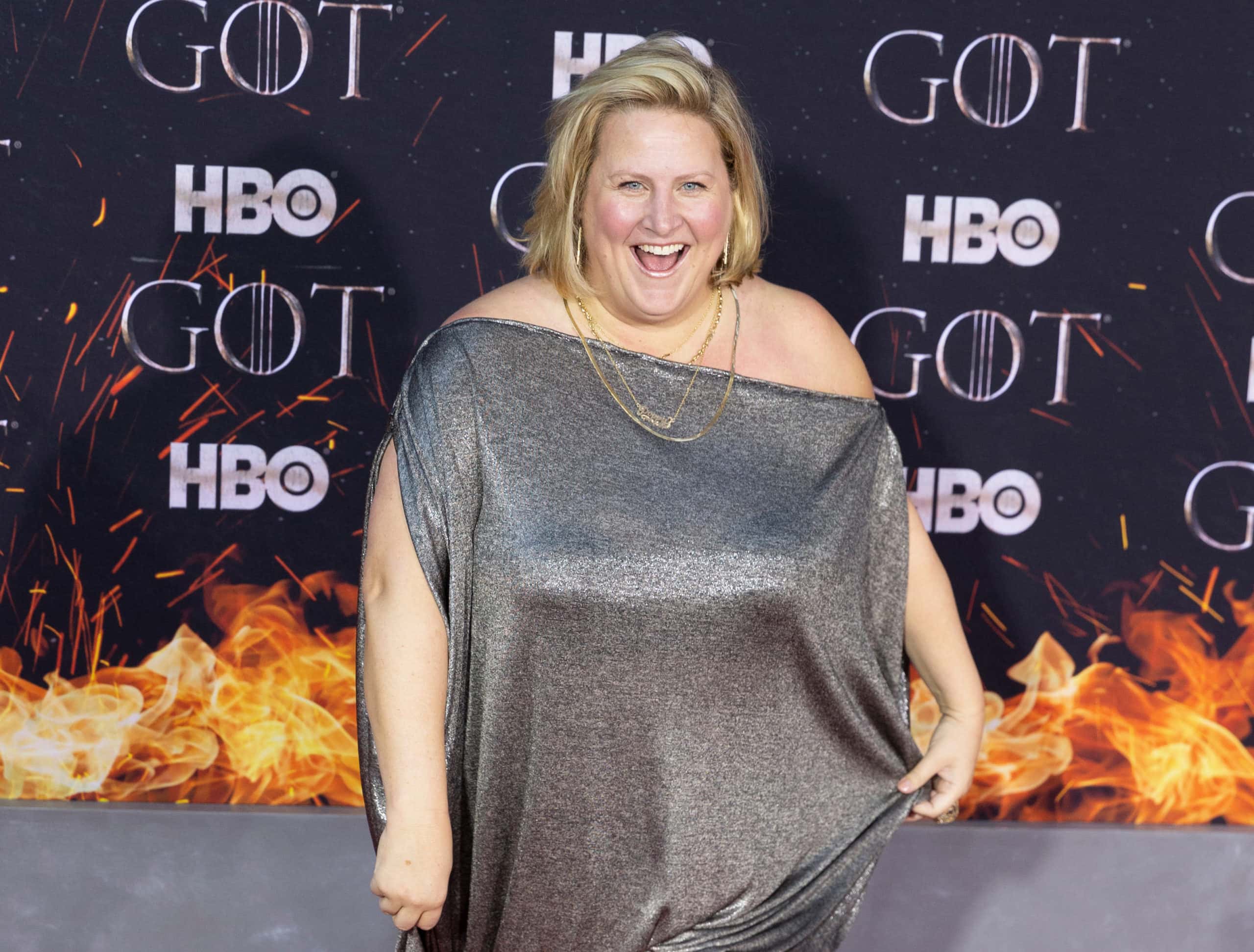 Bridget Everett attends HBO Game of Thrones final season premiere