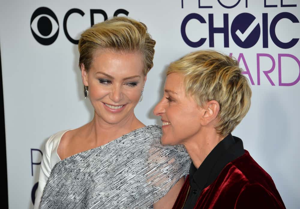 Ellen DeGeneres & Portia De Rossi at the 2017