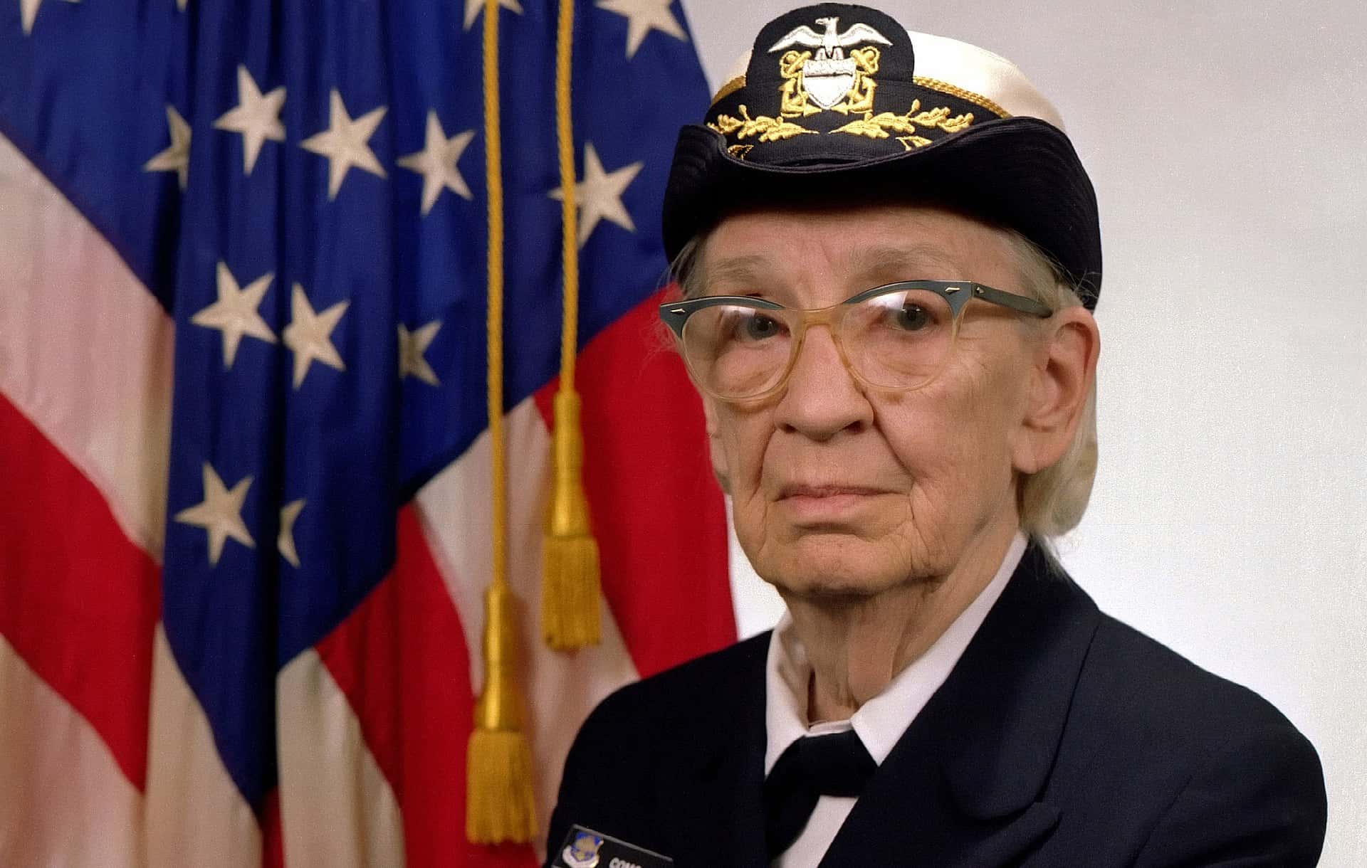 Grace Hopper in uniform 