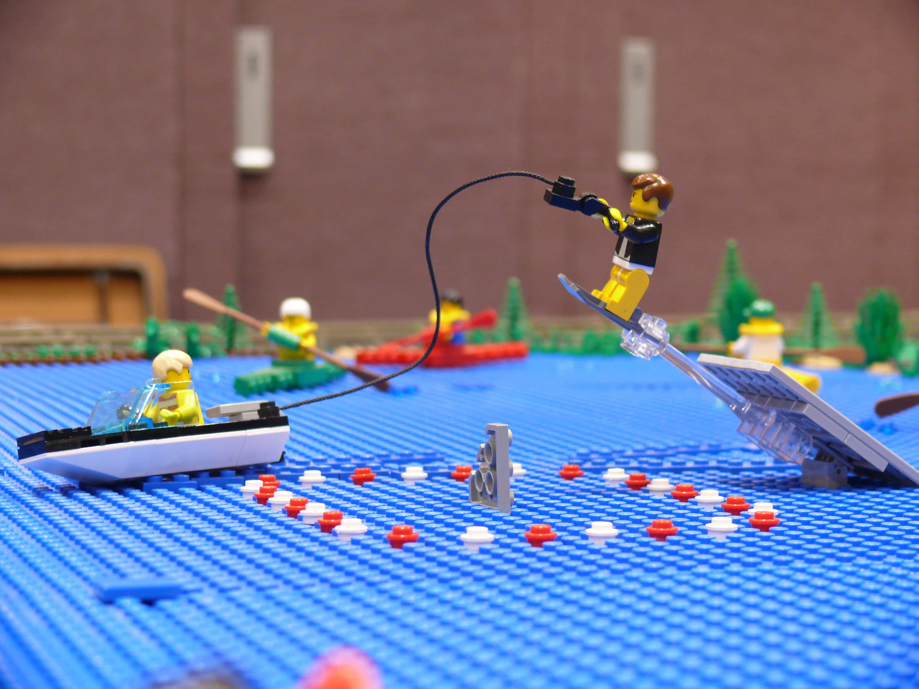 A LEGO recreation of the 