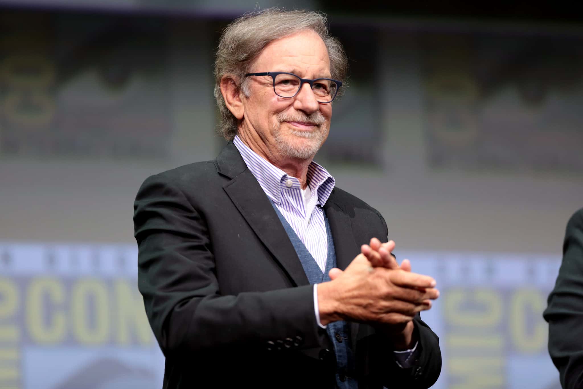 Steven Spielberg in suit