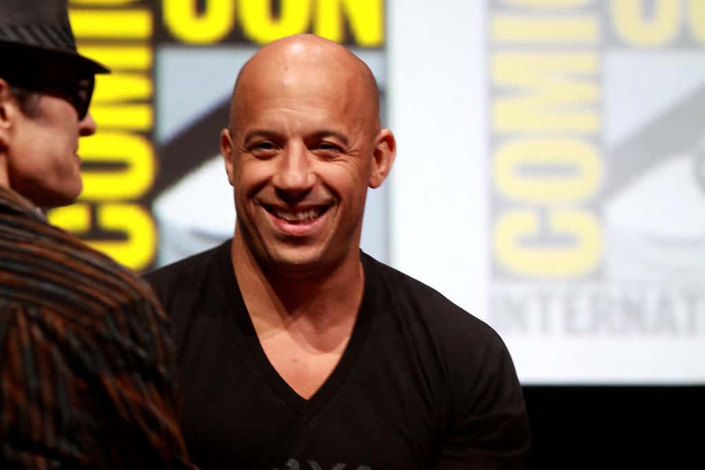Vin Diesel speaking at the 2013 San Diego Comic Con