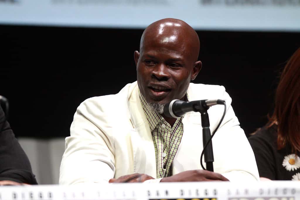 Djimon Hounsou speaking at the 2013 San Diego Comic Con
