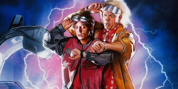 Back to the Future Wallpaper Lightening