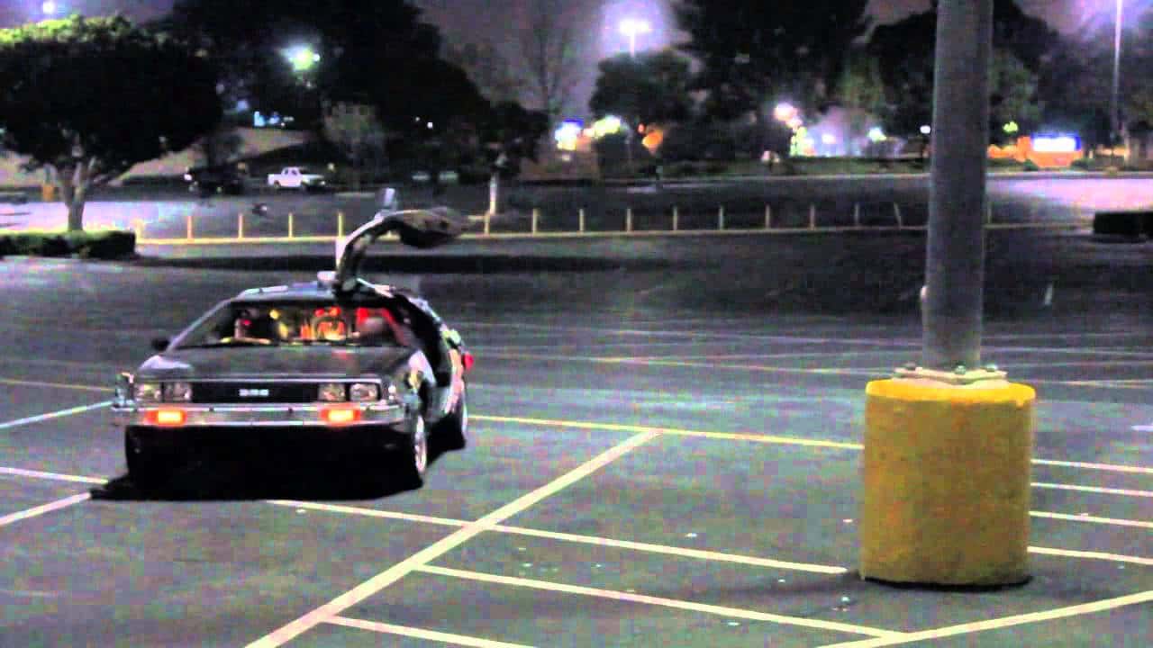 DeLorean at Twin Pines