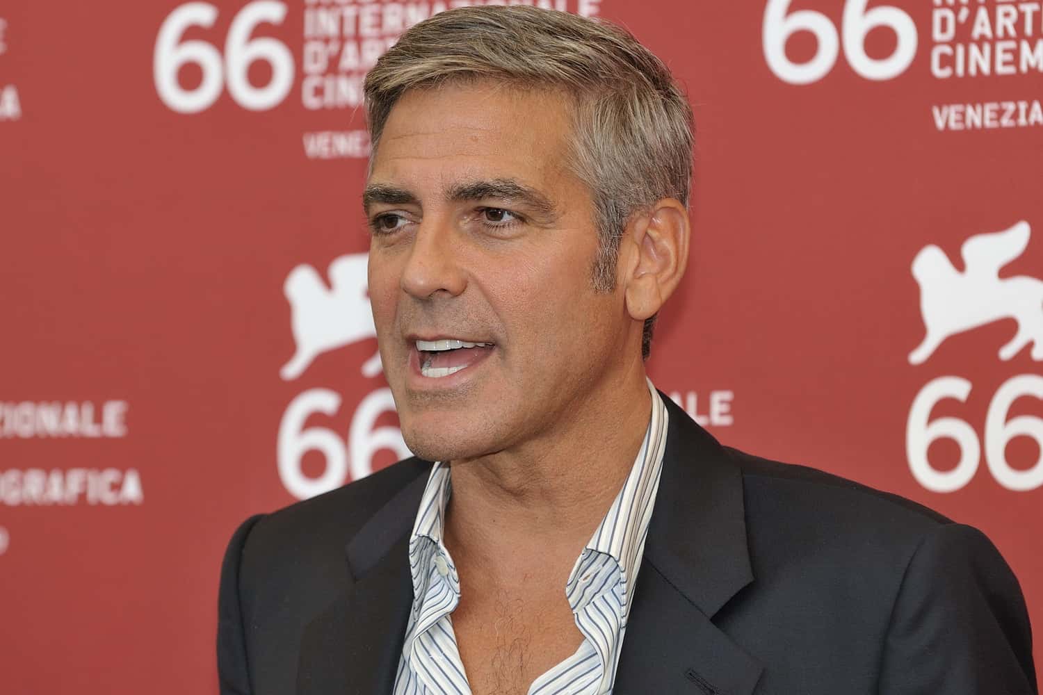 George Clooney at Venice film festival - 2009