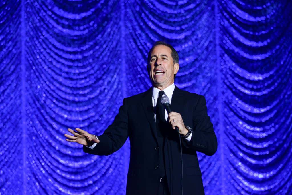 Jerry Seinfeld performs during Philly Fights Cancer: Round 4 at The Philadelphia Navy Yard
