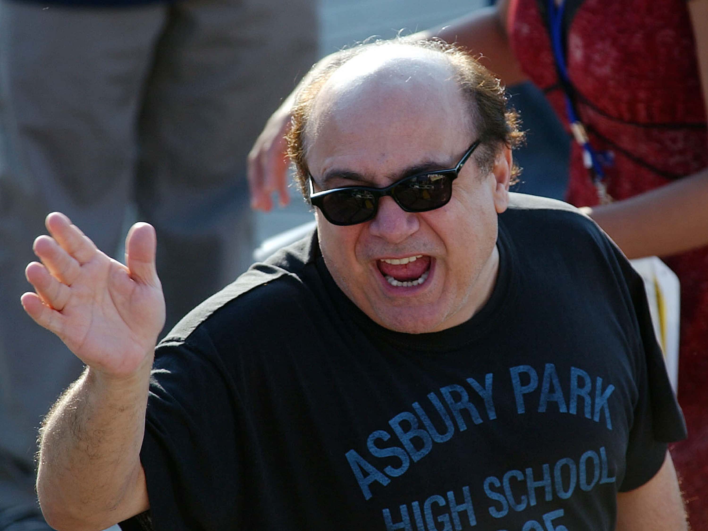 Actor Danny Devito attends a live performance by Bruce Springsteen and the E Street Band