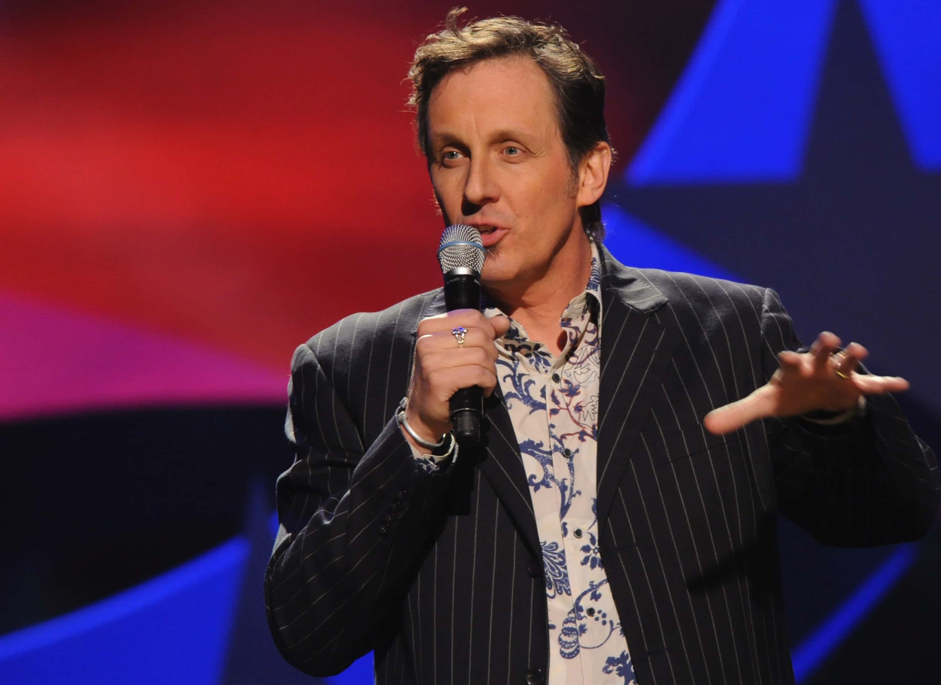 Comedian Jake Johannsen performs as part of CMT Presents Ron White's Comedy Saltue To The Troops at The Grand Ole Opry