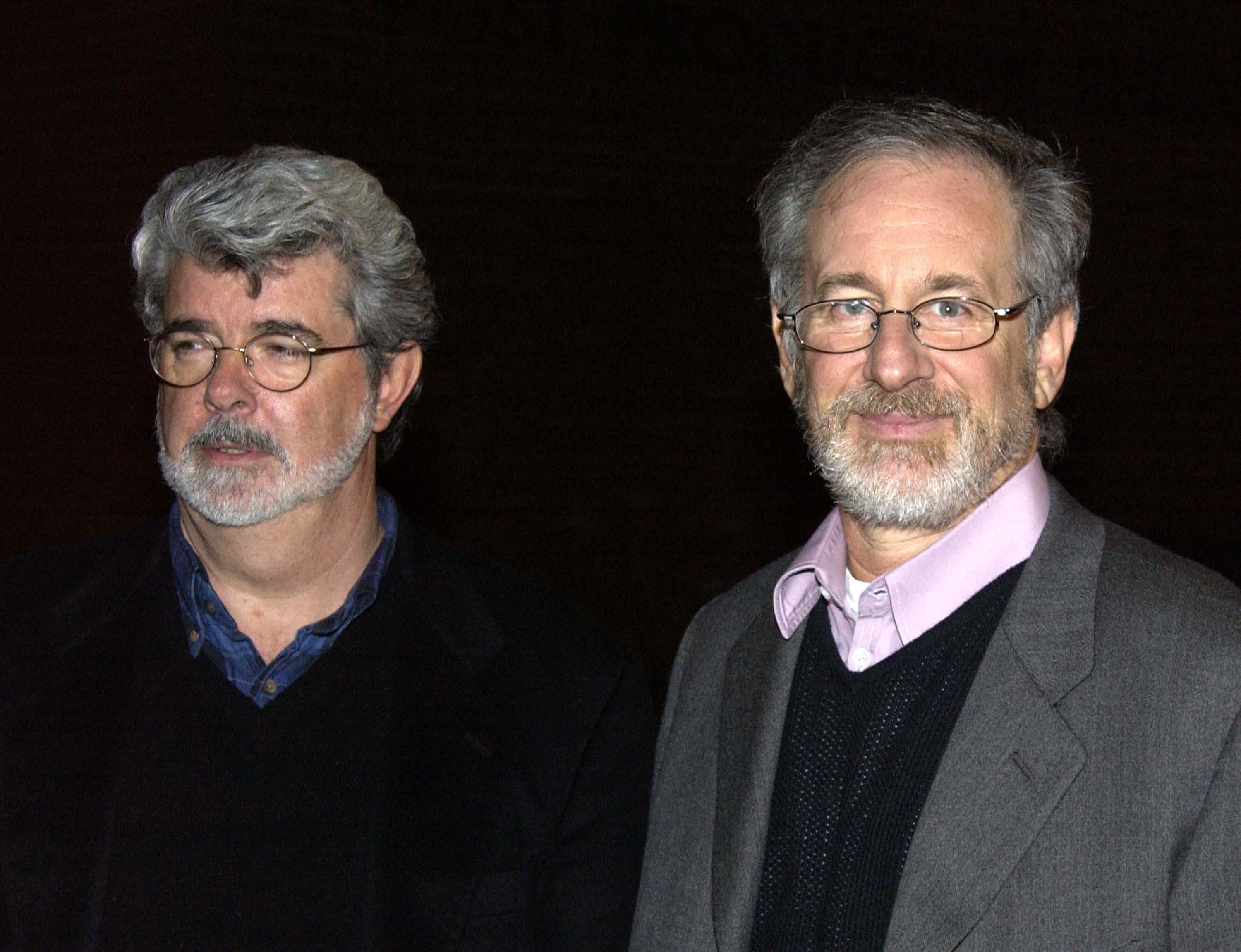 Lucas, Spielberg facing the camera