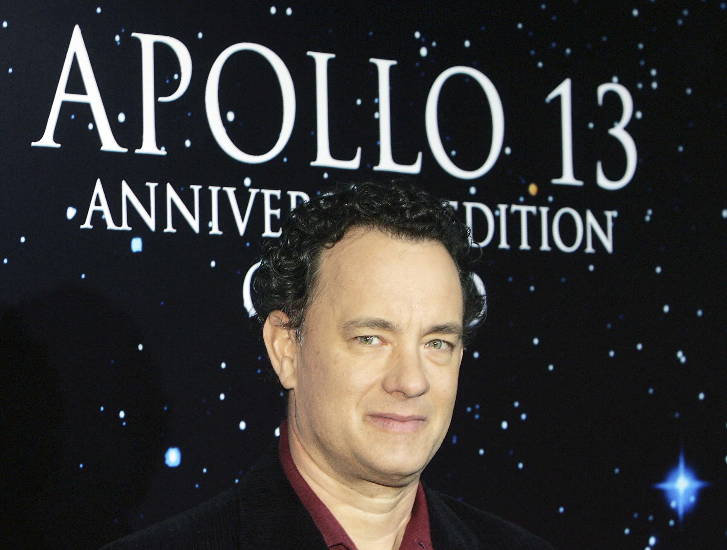 Tom Hanks arrives at Universal Home Studio's 35 Anniversary salute and DVD release of "Apollo 13"