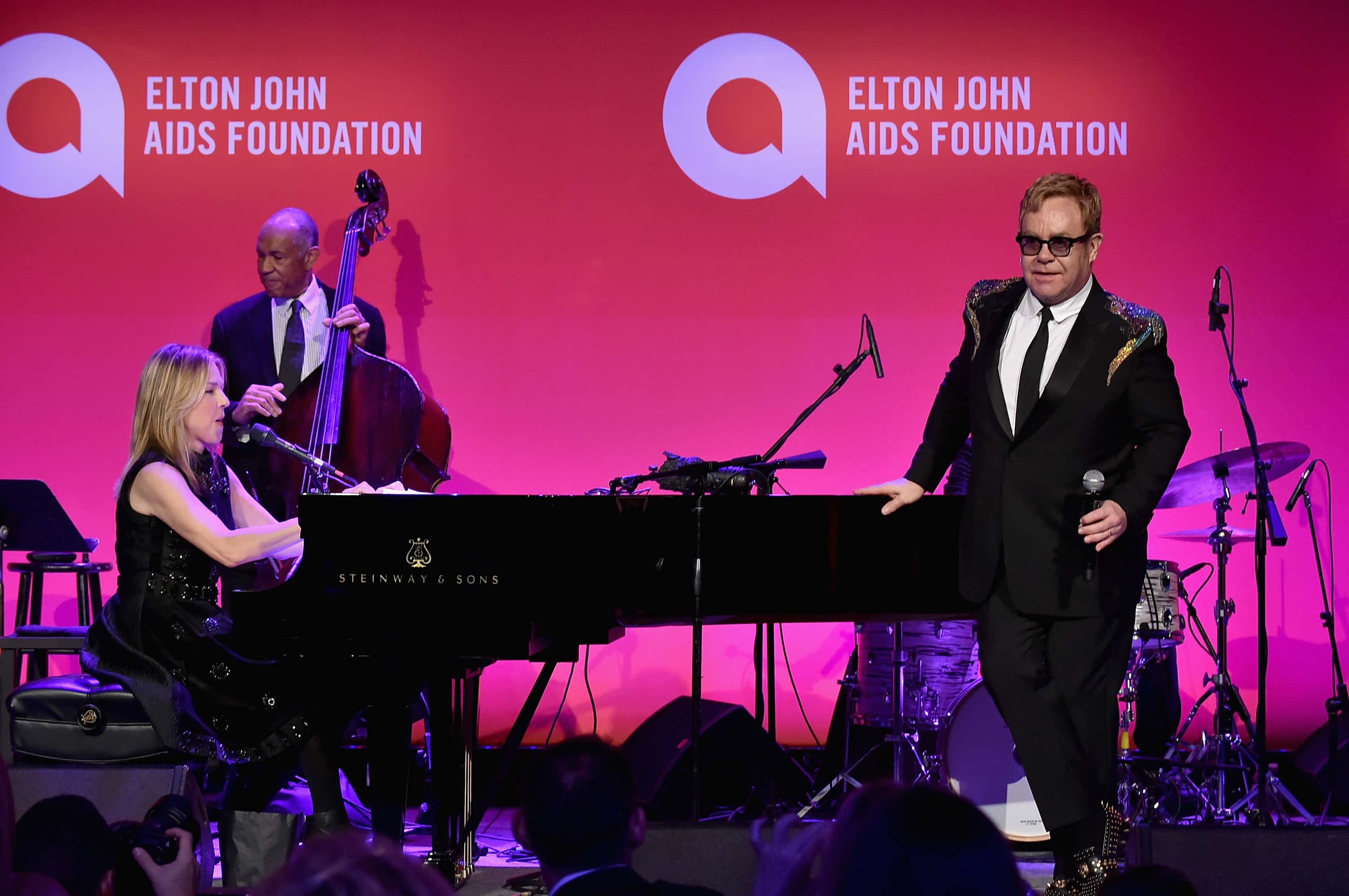 Diana Krall and Elton John perform - 2016