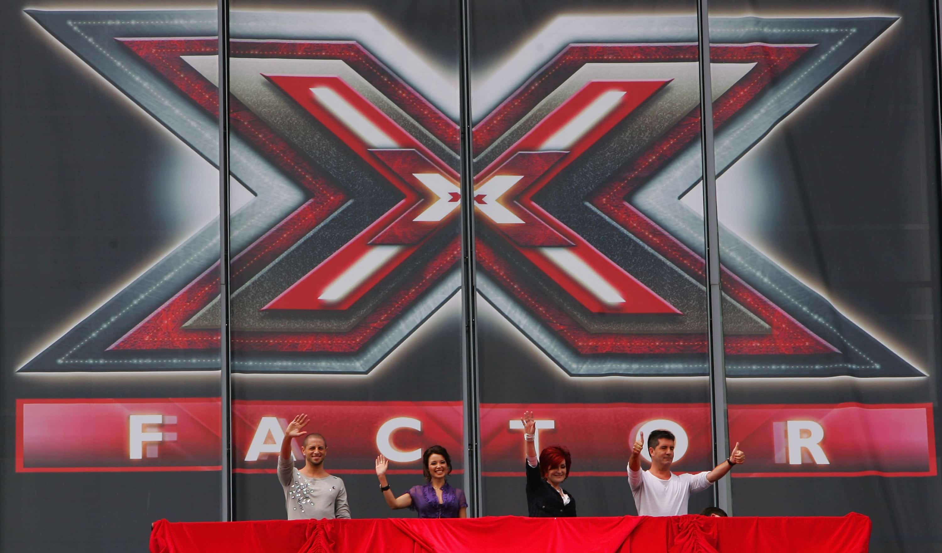 Judges for the new X Factor series 4, Brian Friedman, Dannii Minogue, Sharon Osbourne and Simon Cowell