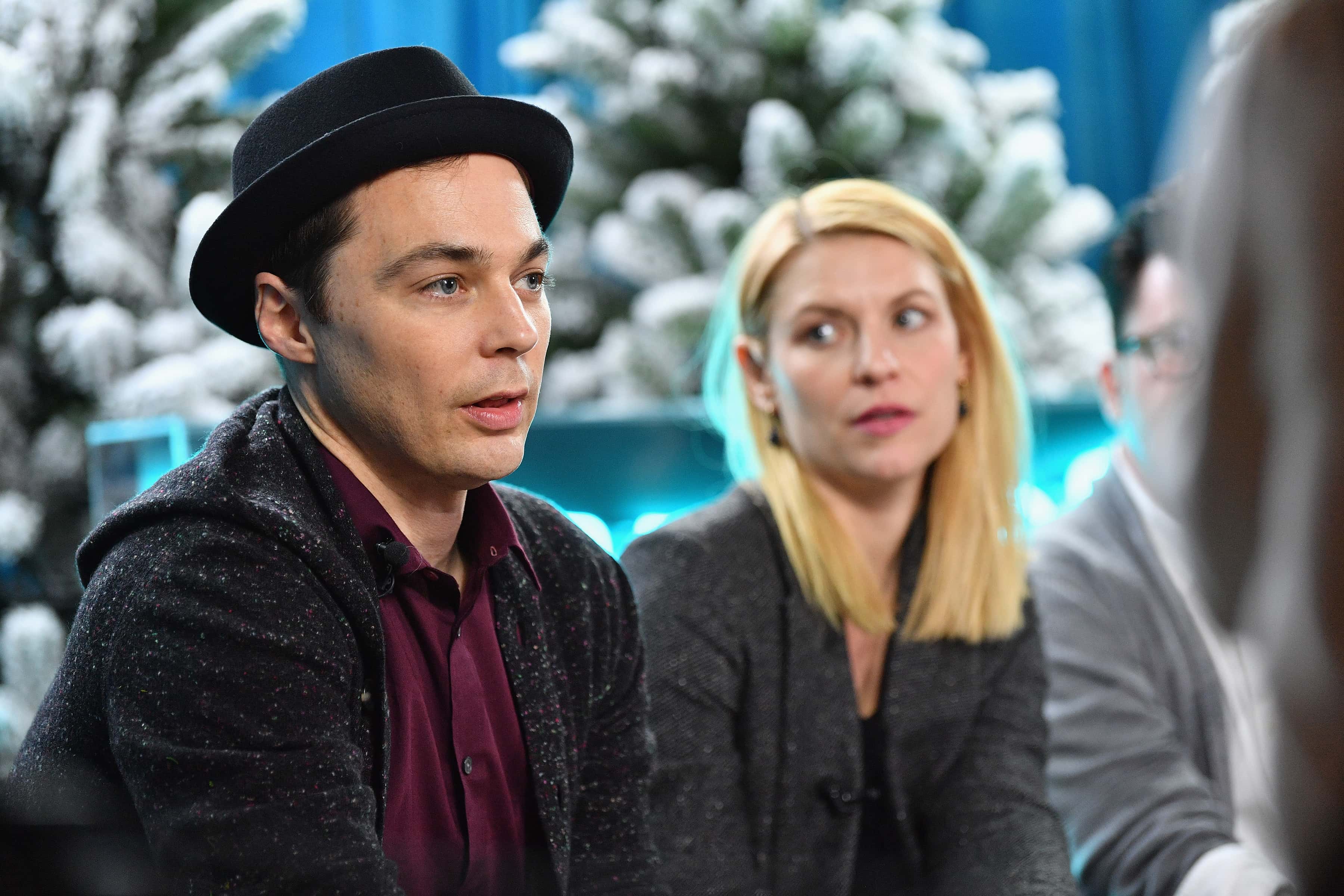 Actors Jim Parsons and Claire Danes attend The Vulture Spot