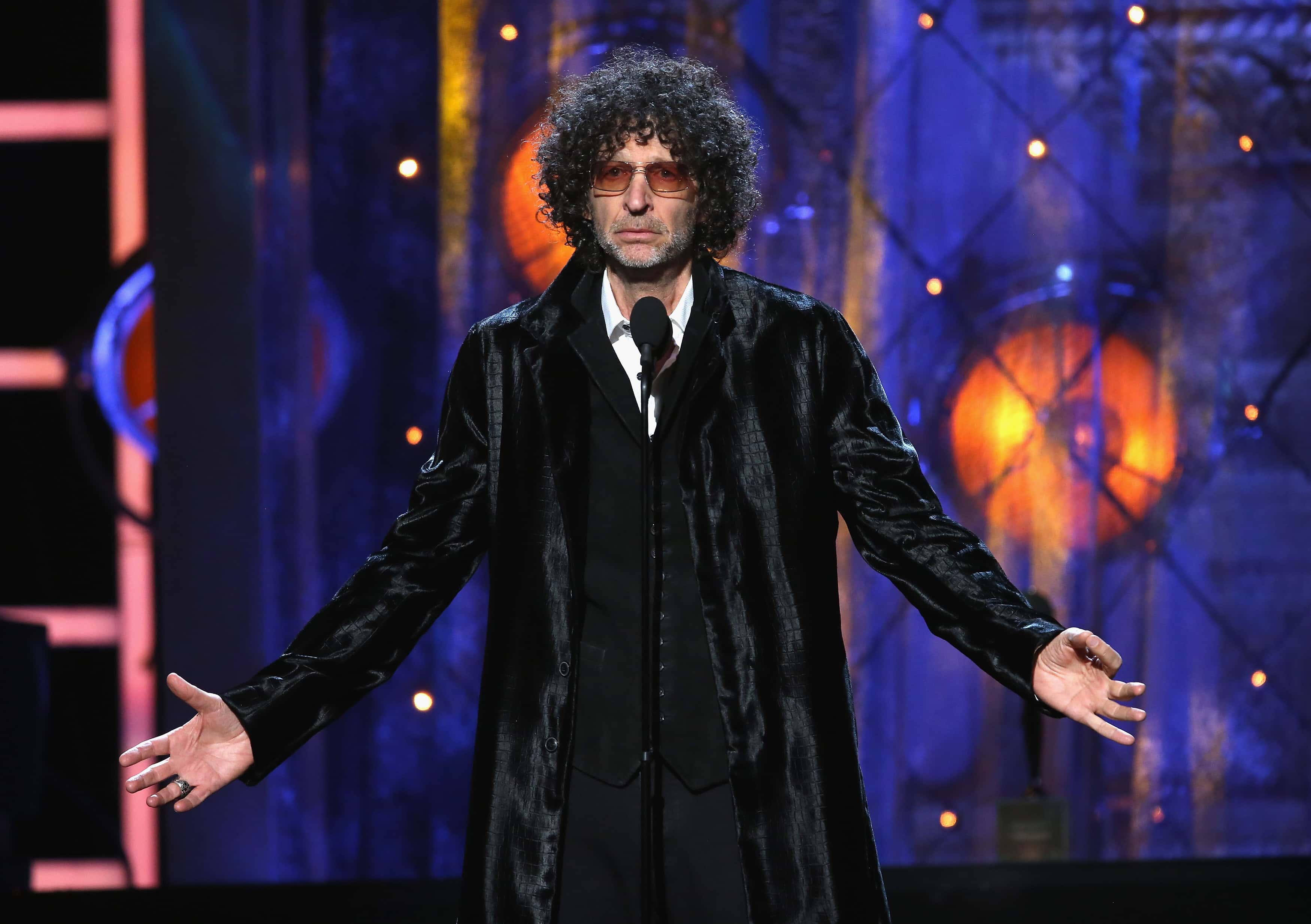 Howard Stern on stage during the 33rd Annual Rock & Roll Hall of Fame- 2018