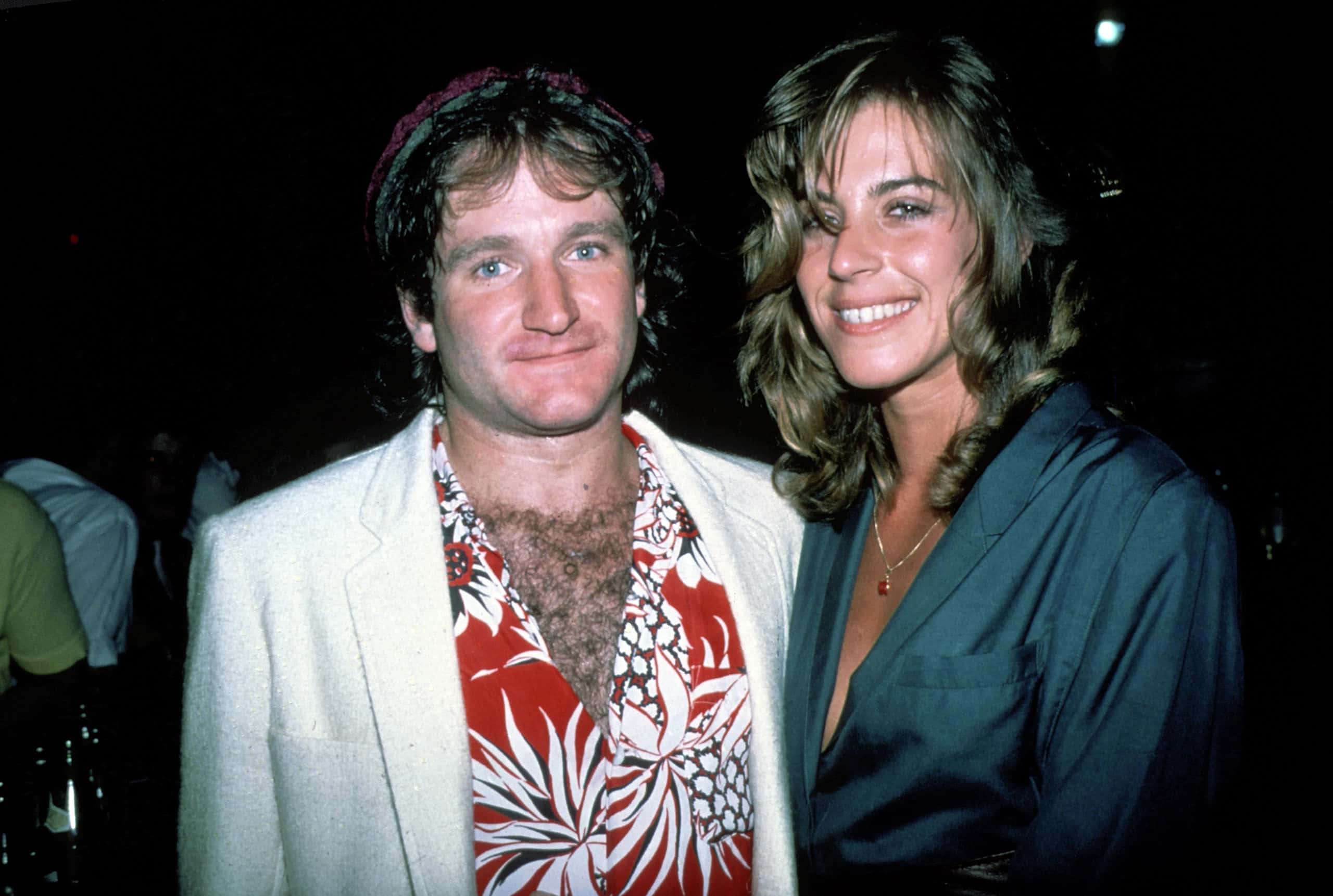 Robin Williams and Valerie Velardi
