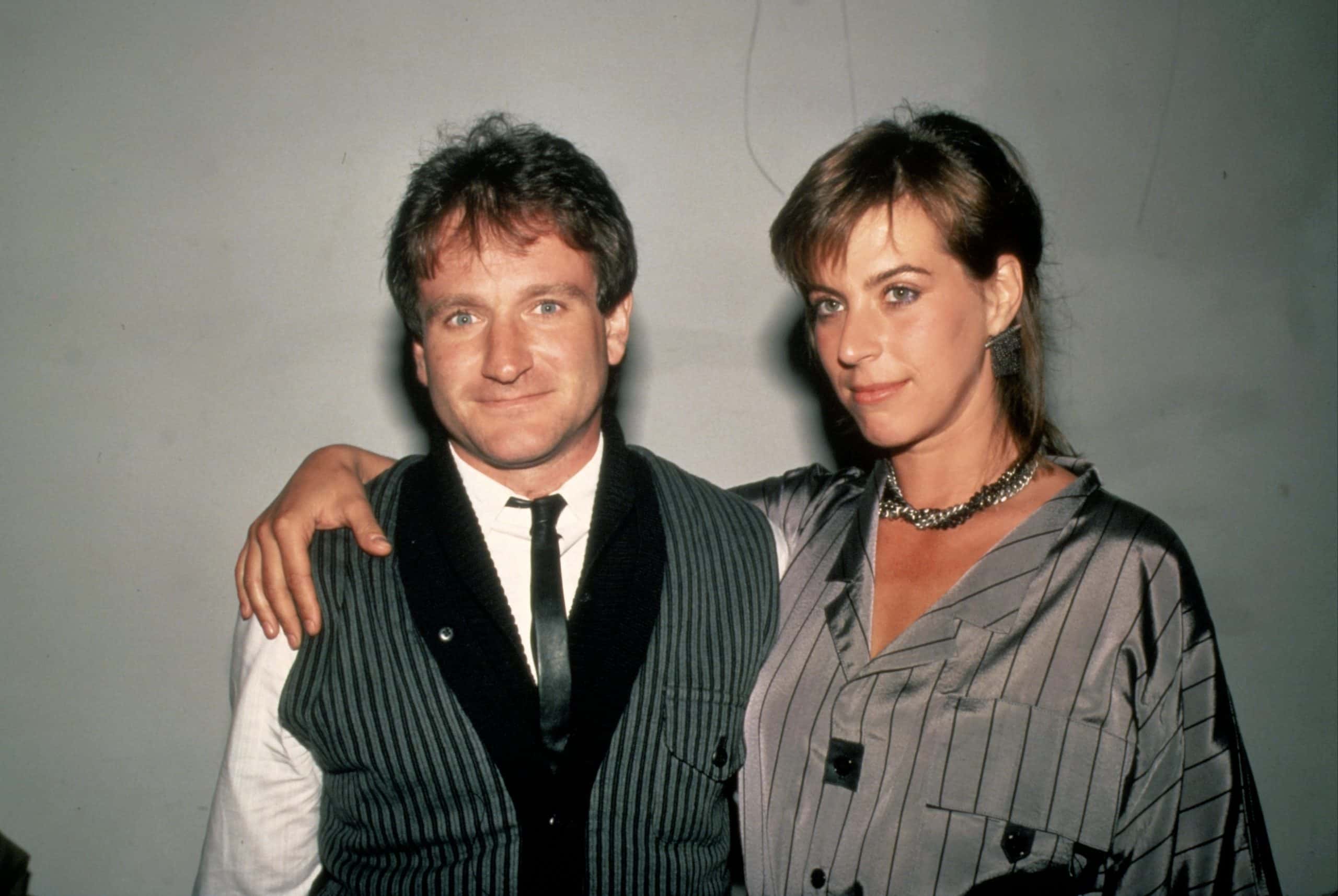 Robin Williams and Valerie Velardi