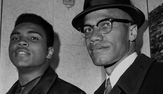 Cassius Marcellus Clay (Muhammad Ali) with Black Muslim lead