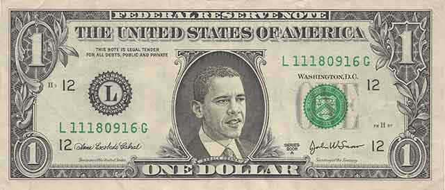 Obama Dollar Bill
