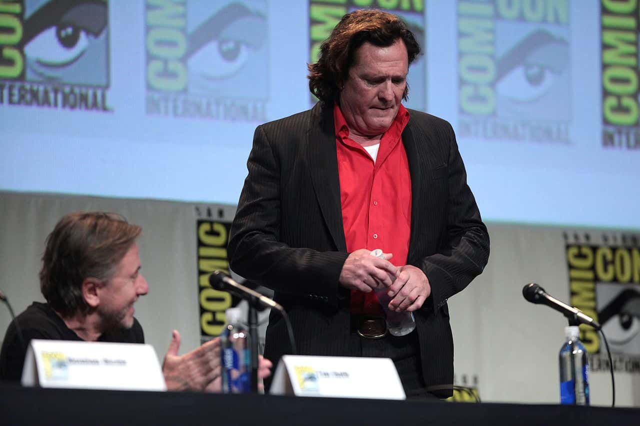 Michael Madsen speaking at the 2015 San Diego Comic Con International