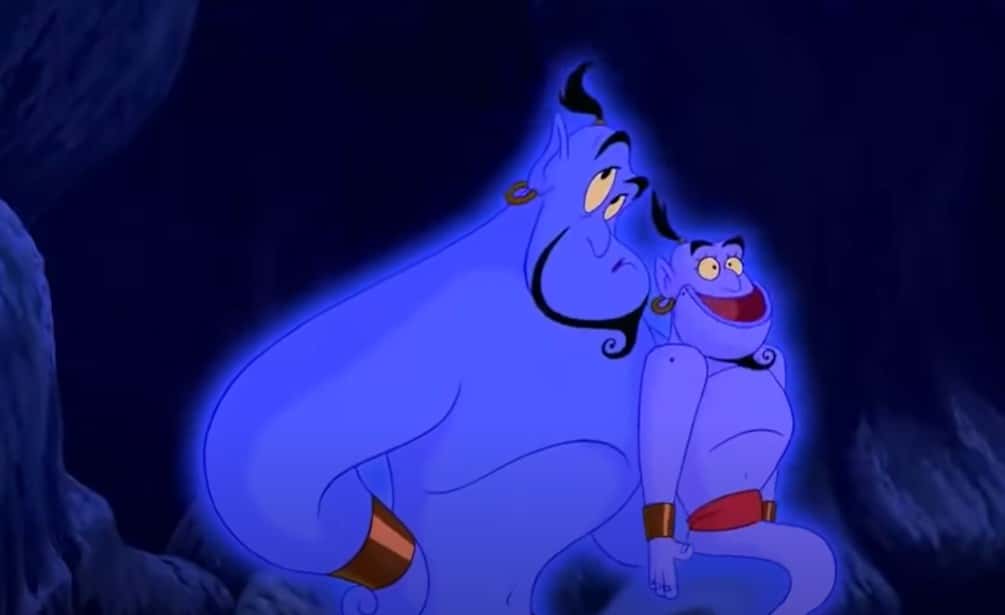 Screenshot from the movie Aladdin (1992)