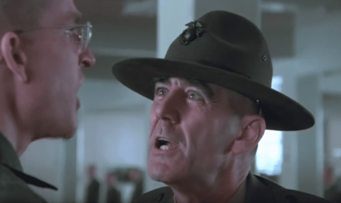 Screenshot from the movie Full Metal Jacket (1987)