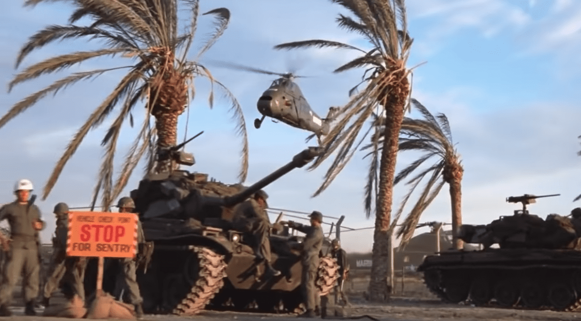 Screenshot from the movie Full Metal Jacket (1987)