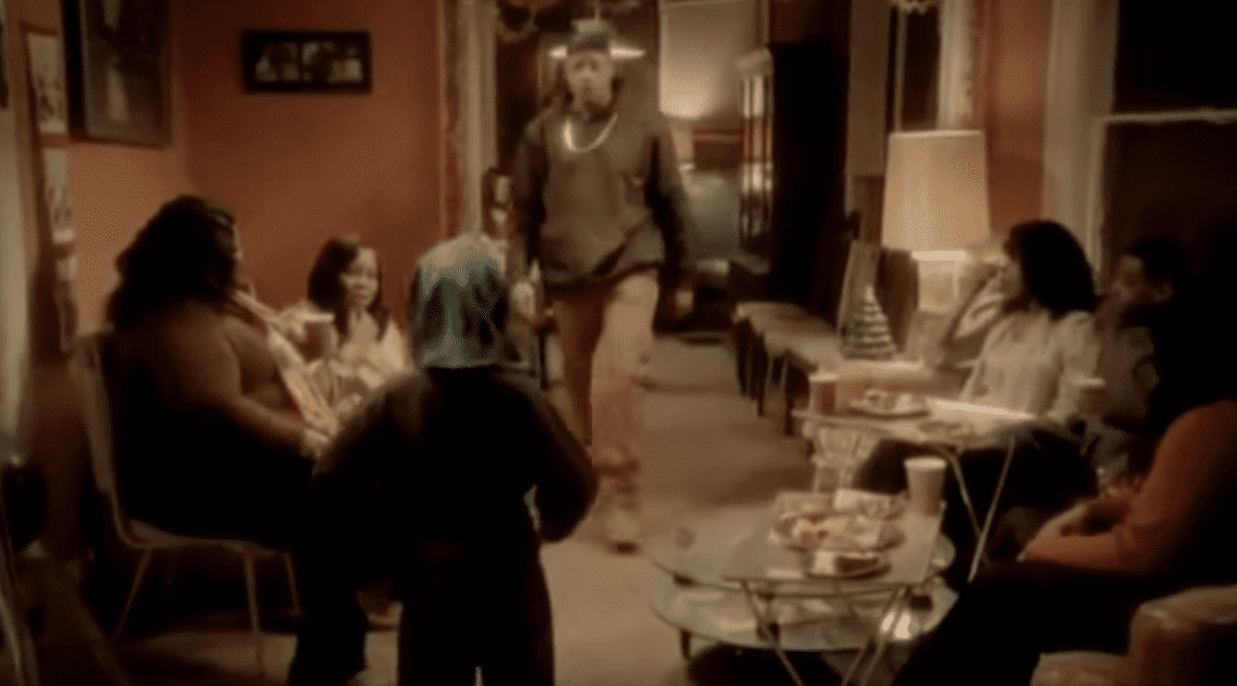 Screenshot of Lucious throws Jamal in trash - from Empire (2015-2020)