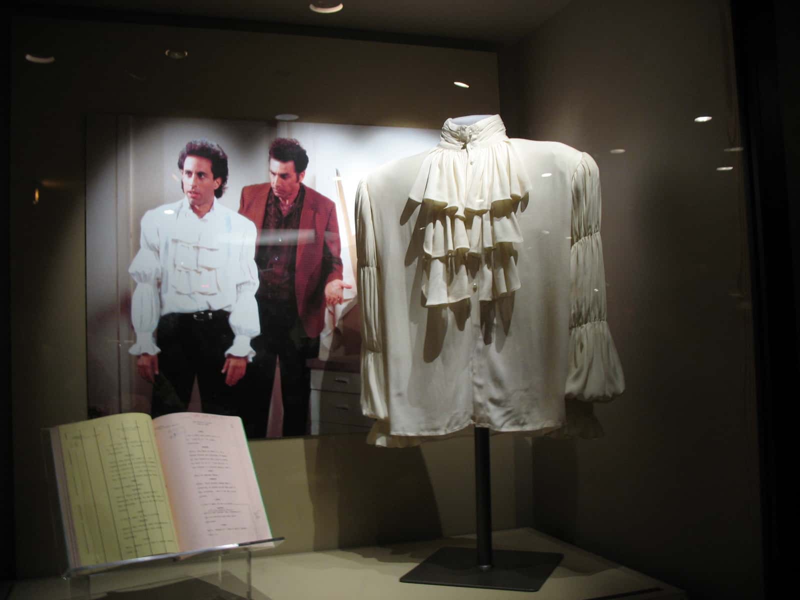 The Puffy Shirt from the homonymous episode of Seinfeld displayed at the National Museum