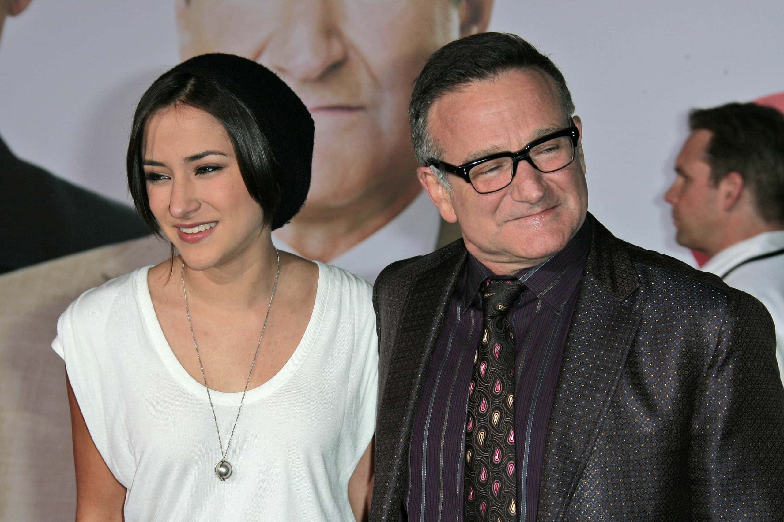 Zelda Williams and father Robin Williams