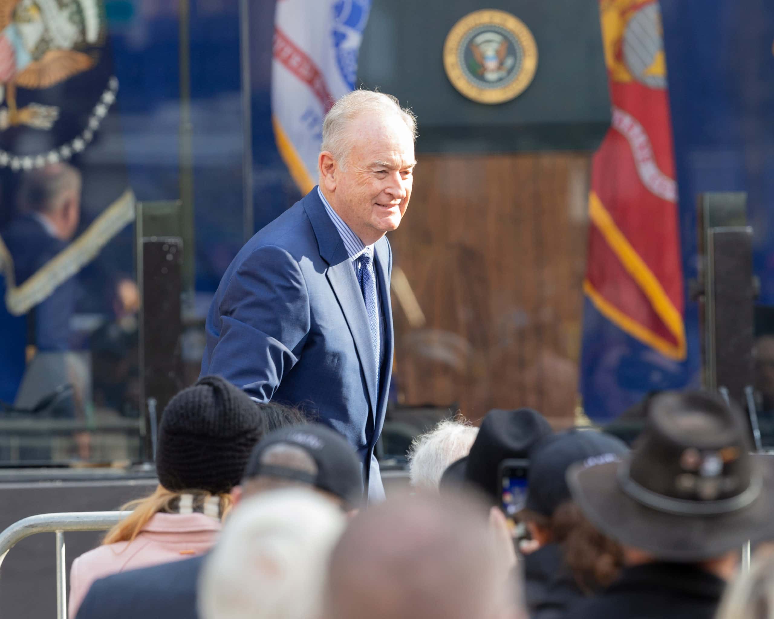 Bill O'Reilly attends Veterans Day